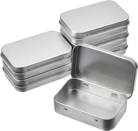 metal latch storage box mini|Amazon.com: Metal Storage Box Small.